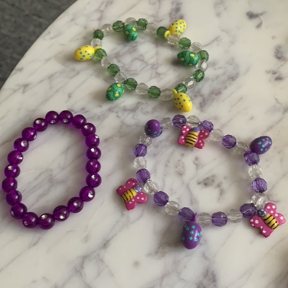 Stretch Easter bracelets - Fun colors - Picture 3 of 6